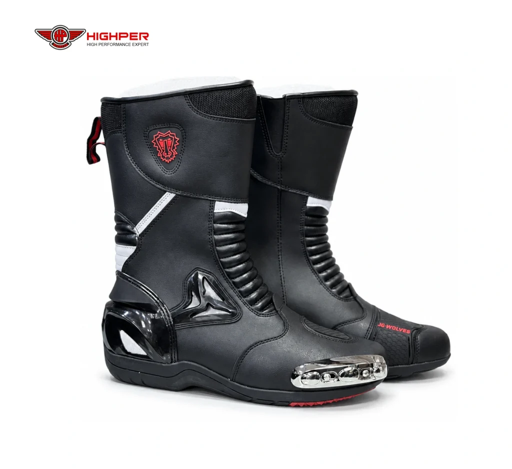 Bottes Moto JG WOLVES Touring hautes noir
