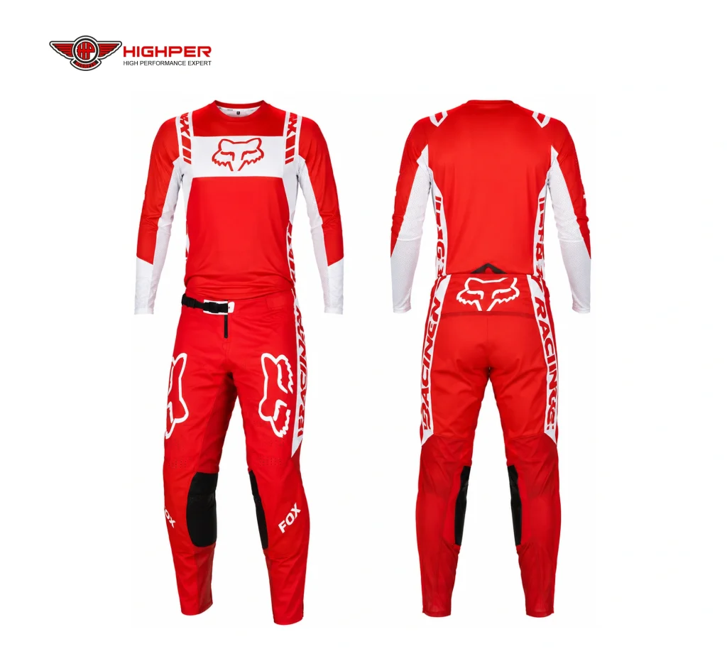 Ensemble motocross FOX Racing 180 rouge et blanc