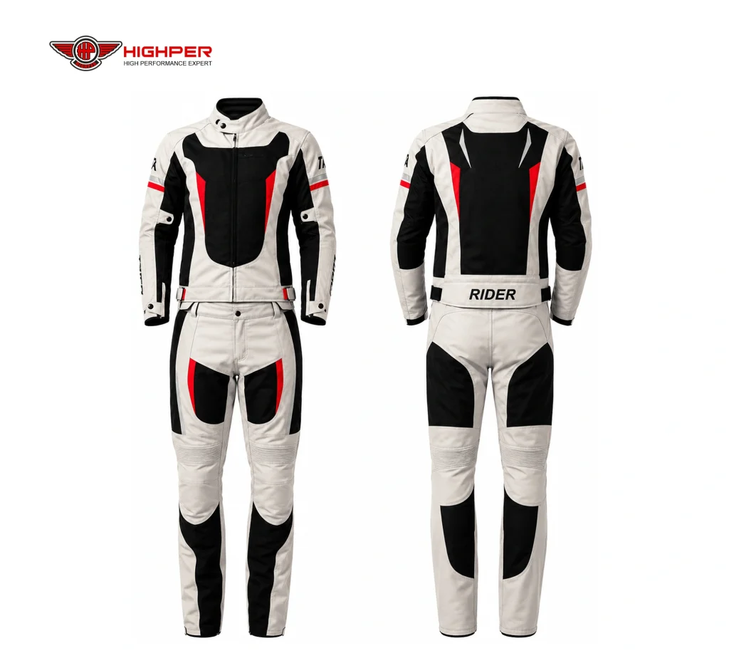 Ensemble moto route 2 pièces veste pantalon